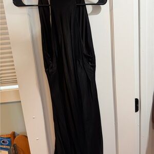 Meshki Mini Black Backless Dress